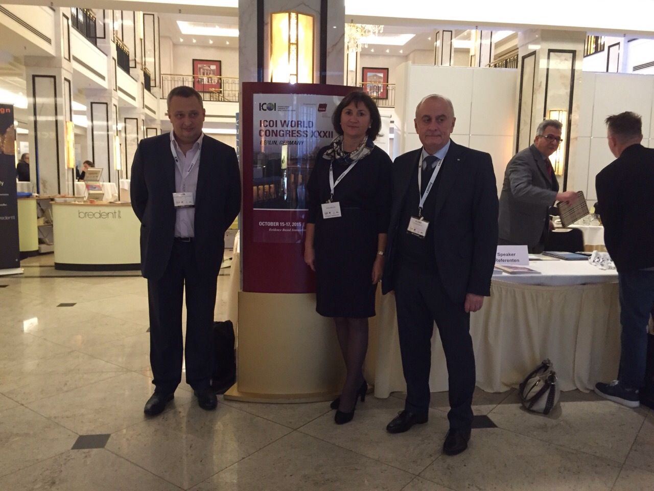 The Ukrainian group also listened to presentations by world-renowned speakers