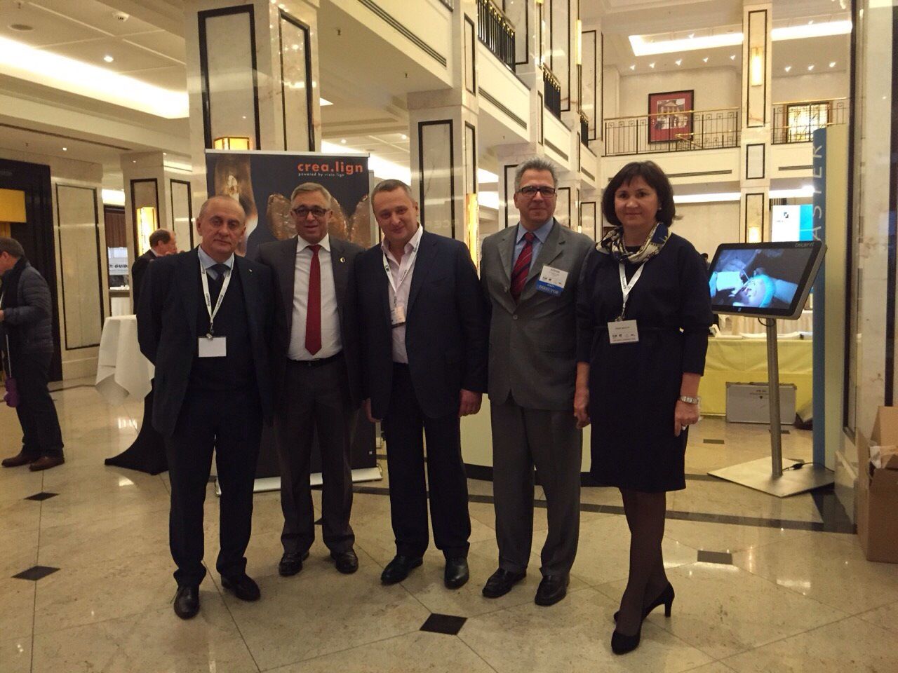 With ICOI Vice President Edy Palti and DGOI Director Stefan Jung